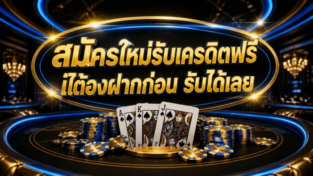 สมัครใหม่รับเครดิตฟรี